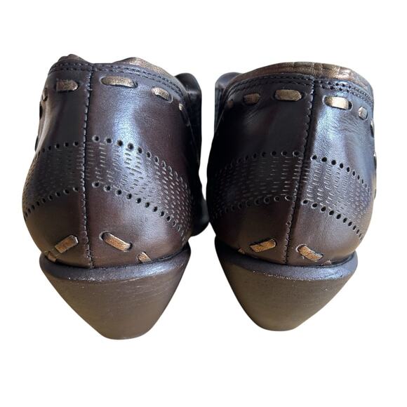 BCBGirls Leather Western Ankle Embellished Boots Size 6 - Picture 5 of 6